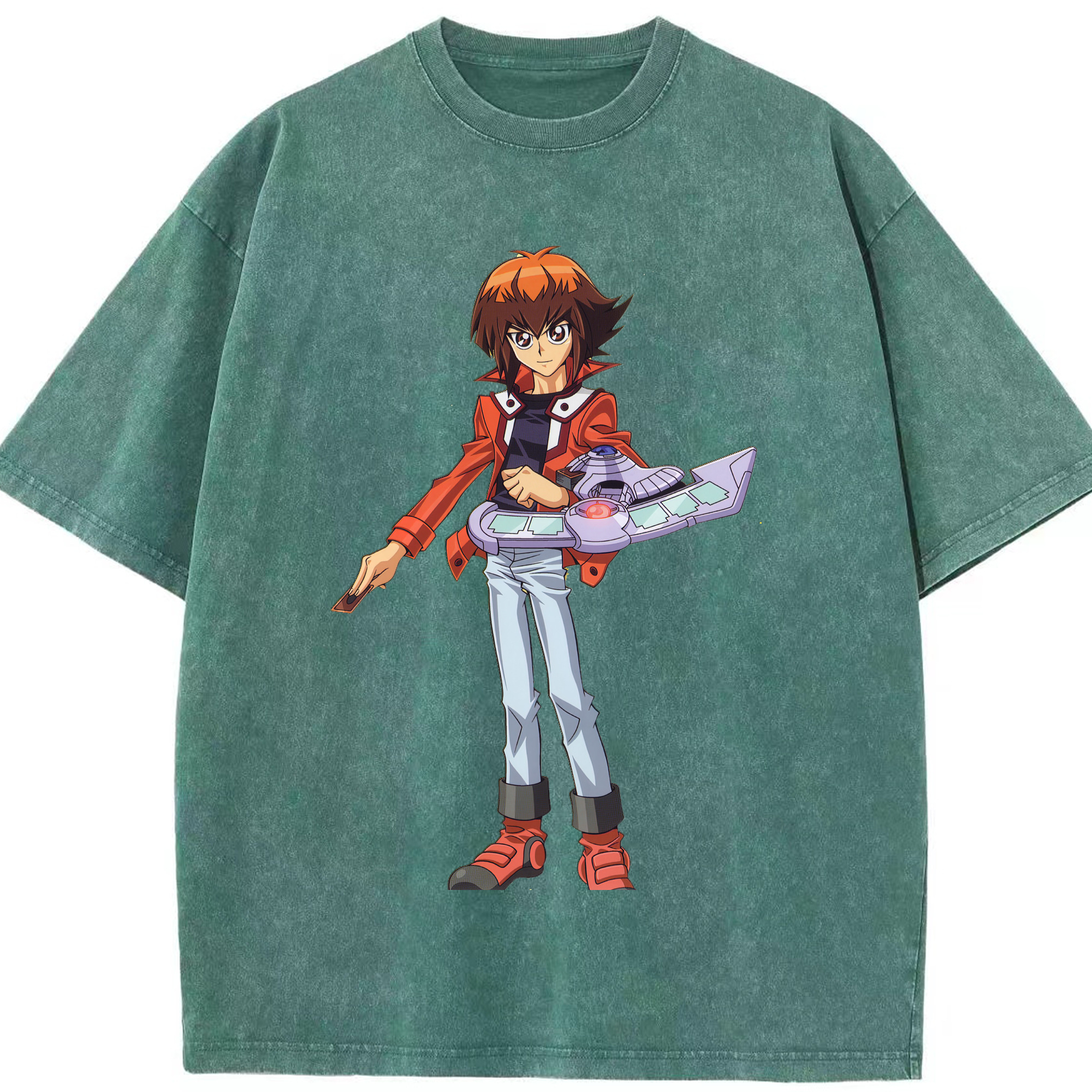 （画像用） 遊☆戯☆王 Yu-Gi-Oh! 綿100% ヴィンテージ風 半袖Tシャツ（フロントプリント）